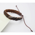 Best Friends Charm Braided Wrap Leather Bracelet